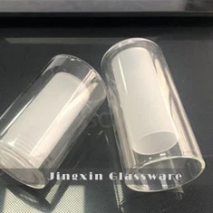 Sylinterin kaksoiseinäinen korkea borosilikaattilasivalaisin